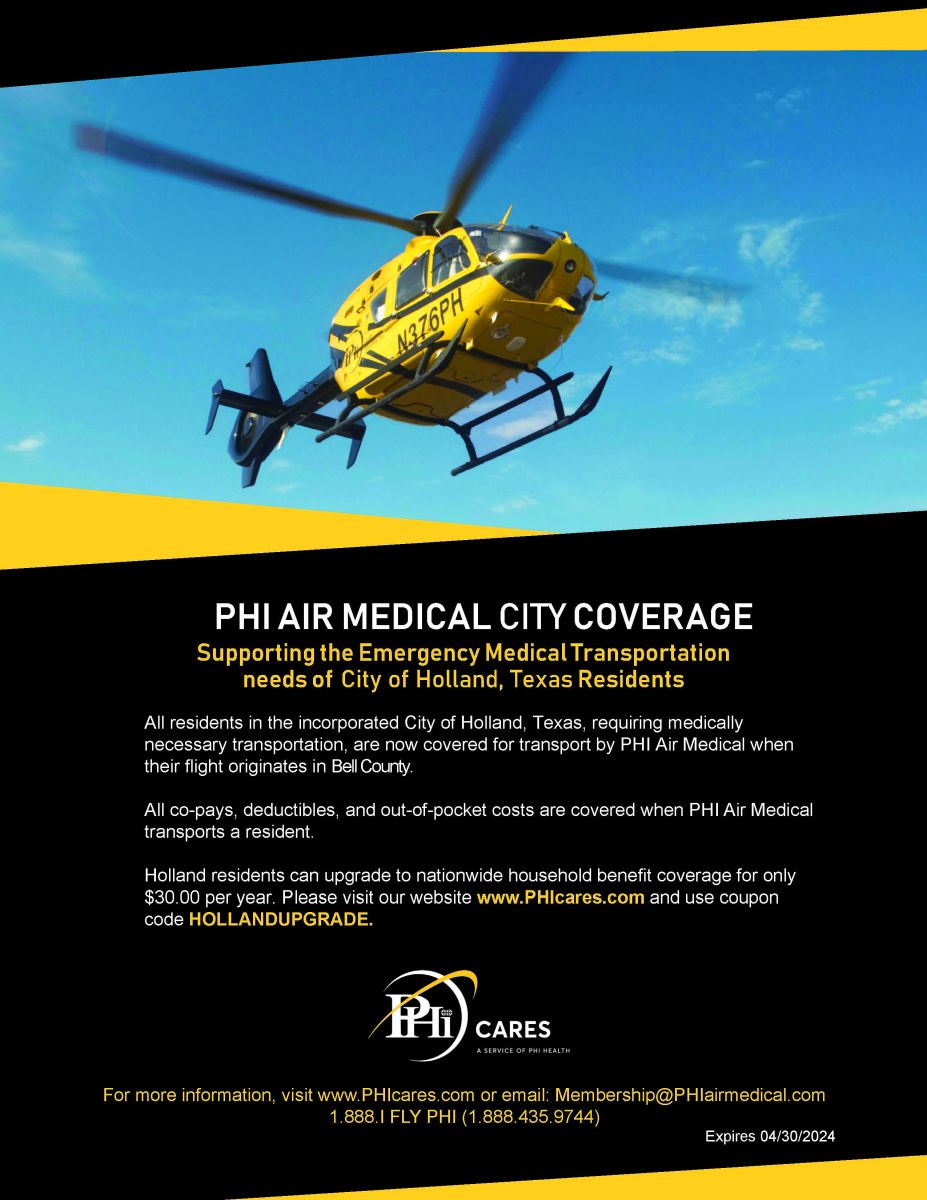 PHI AIR MEDICAL CITY COVERAGE