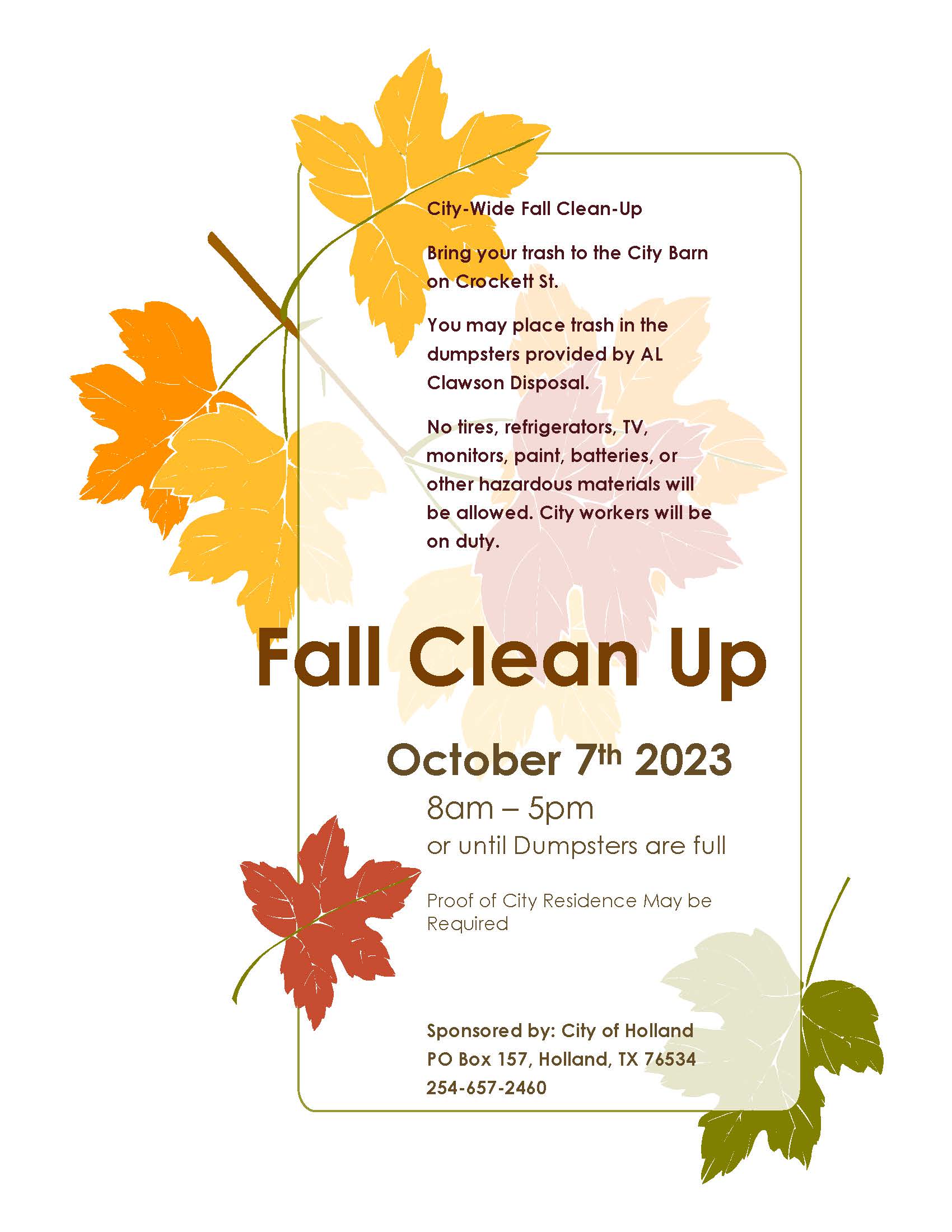 Fall Clean Up